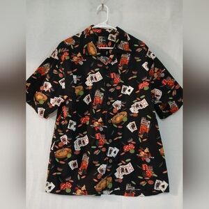 Black Casino Themed Shirt By Chiliwear